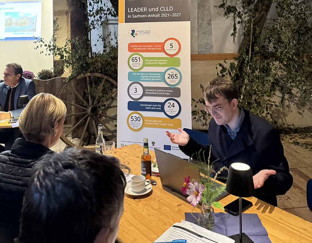 Austausch auf dem LEADER-Netzwerktreffen
