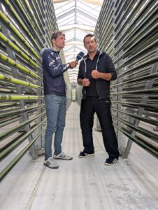 Interview auf der Algenfarm in Klötze